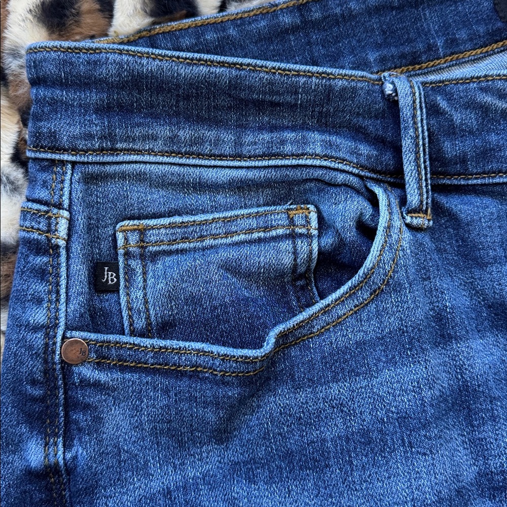 Classic High-Rise Dark Wash Women’s Jeans - Blue - Picture 6 of 10